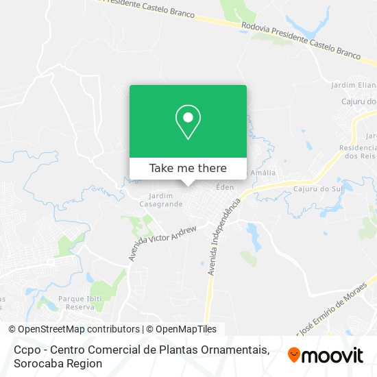 Ccpo - Centro Comercial de Plantas Ornamentais map