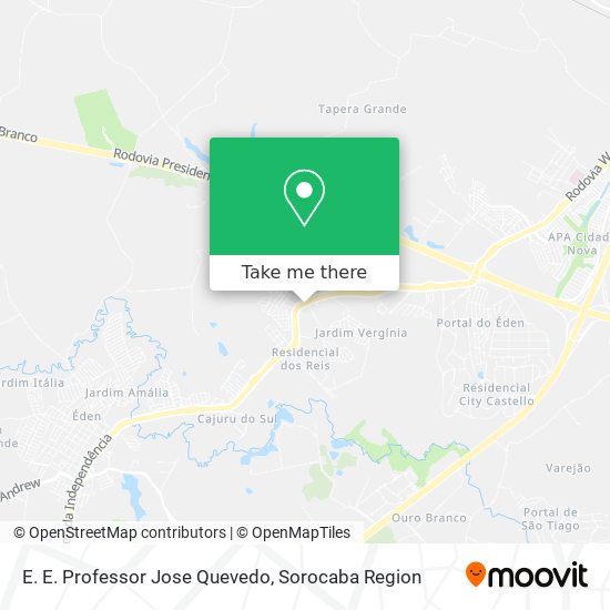 E. E. Professor Jose Quevedo map
