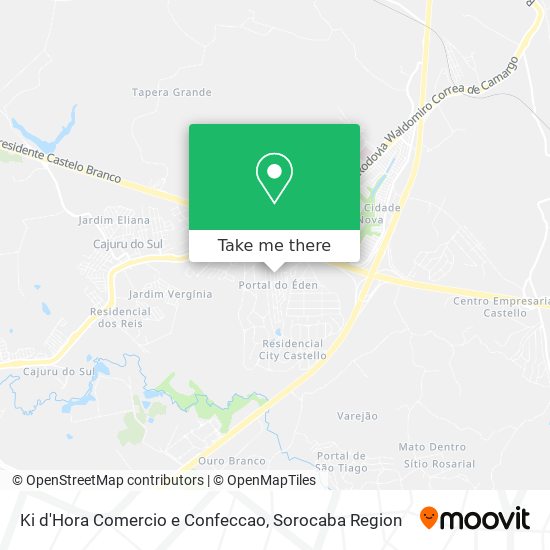 Ki d'Hora Comercio e Confeccao map