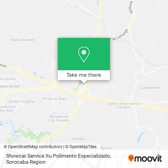 Mapa Showcar Service Itu Polimento Especializado