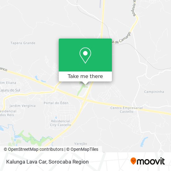 Kalunga Lava Car map