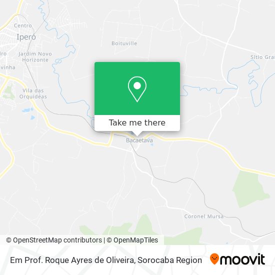 Em Prof. Roque Ayres de Oliveira map