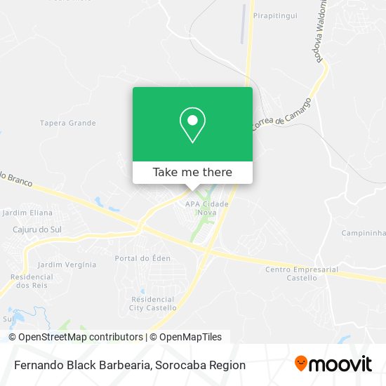 Fernando Black Barbearia map