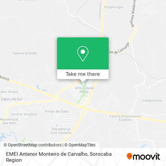 EMEI Antenor Monteiro de Carvalho map