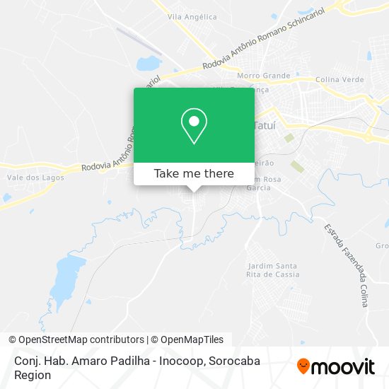 Conj. Hab. Amaro Padilha - Inocoop map