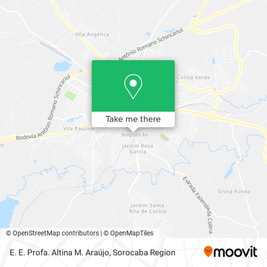 E. E. Profa. Altina M. Araújo map