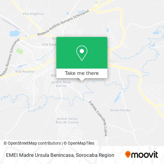 EMEI Madre Ursula Benincasa map