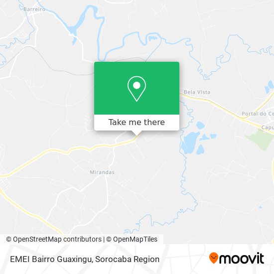 EMEI Bairro Guaxingu map