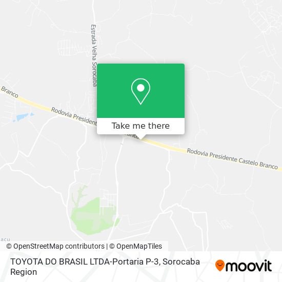 TOYOTA DO BRASIL LTDA-Portaria P-3 map