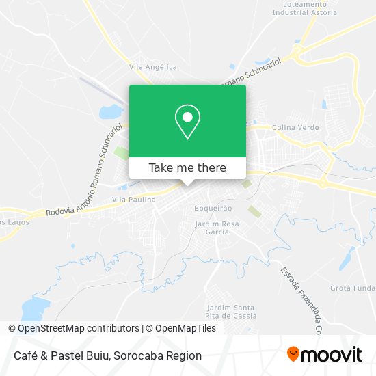 Café & Pastel Buiu map