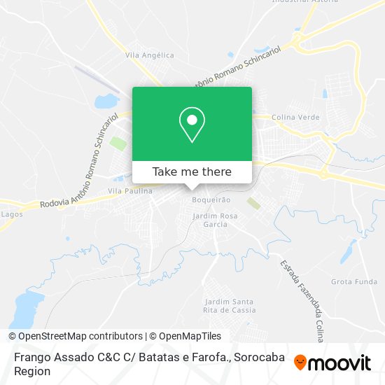 Frango Assado C&C C/ Batatas e Farofa. map