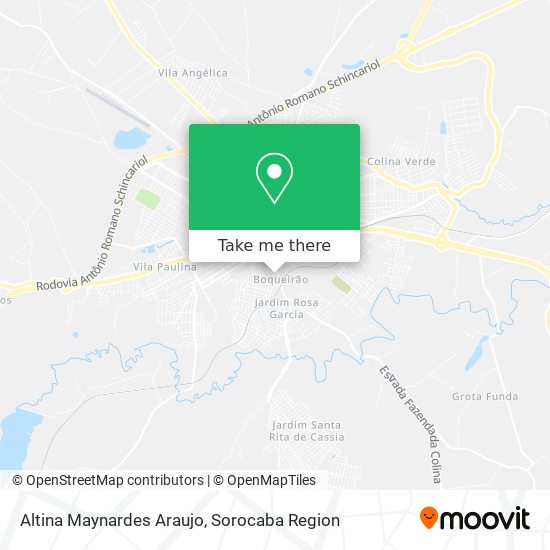 Altina Maynardes Araujo map