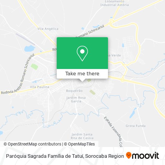 Paróquia Sagrada Família de Tatuí map