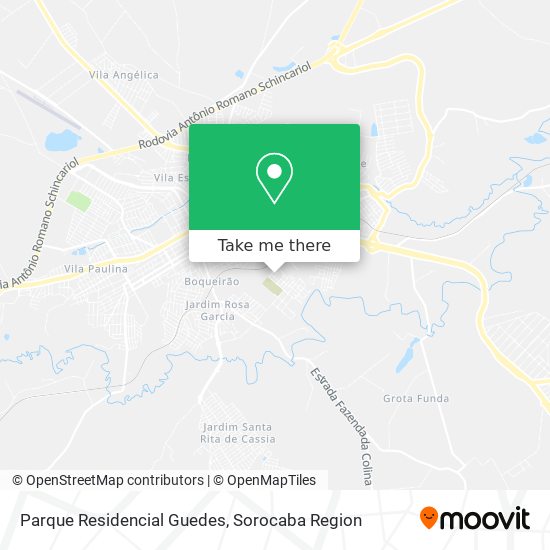 Mapa Parque Residencial Guedes