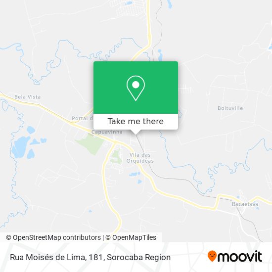 Rua Moisés de Lima, 181 map