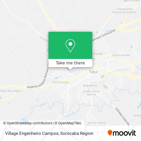 Mapa Village Engenheiro Campos