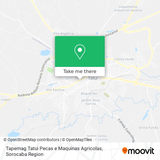 Mapa Tapemag Tatui Pecas e Maquinas Agricolas