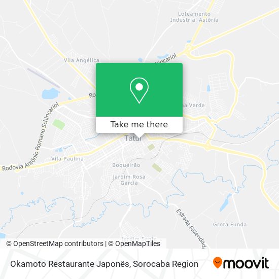 Okamoto Restaurante Japonês map