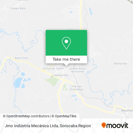 Jmo Indústria Mecânica Ltda map