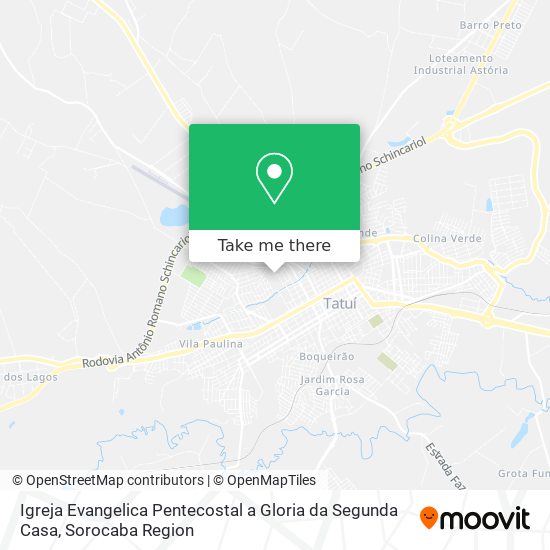 Igreja Evangelica Pentecostal a Gloria da Segunda Casa map