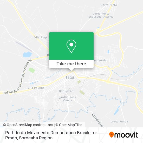 Partido do Movimento Democratico Brasileiro- Pmdb map
