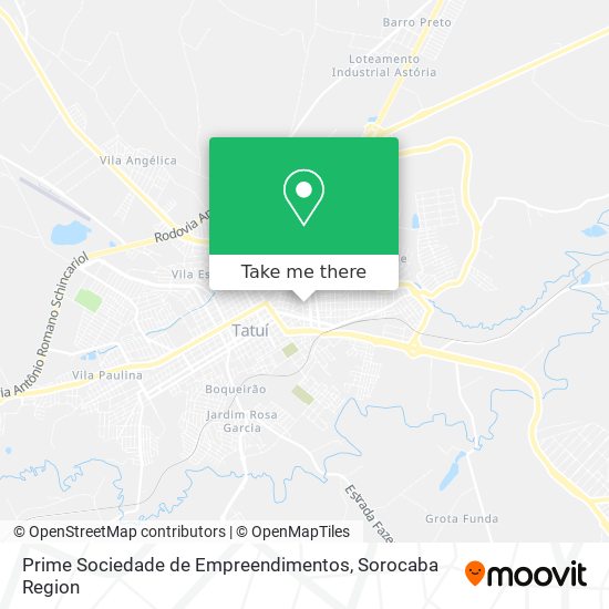 Prime Sociedade de Empreendimentos map