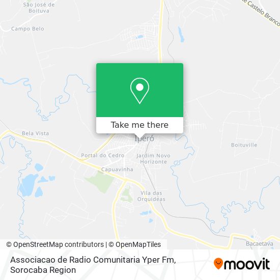 Associacao de Radio Comunitaria Yper Fm map