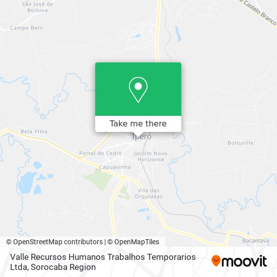 Mapa Valle Recursos Humanos Trabalhos Temporarios Ltda