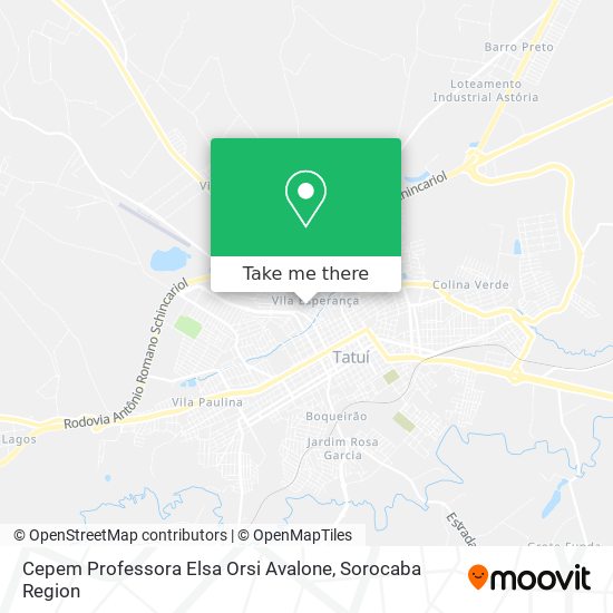 Cepem Professora Elsa Orsi Avalone map