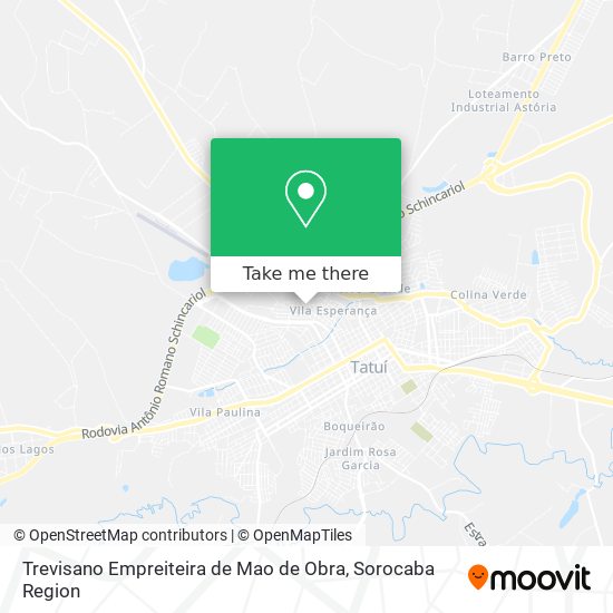 Trevisano Empreiteira de Mao de Obra map