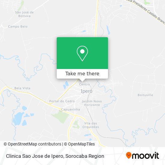 Clinica Sao Jose de Ipero map