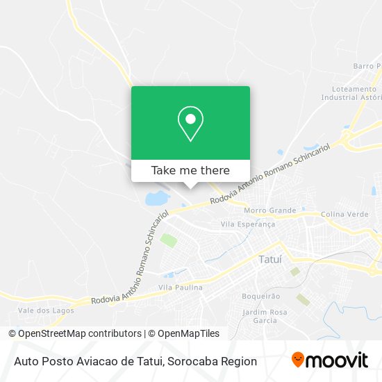 Auto Posto Aviacao de Tatui map