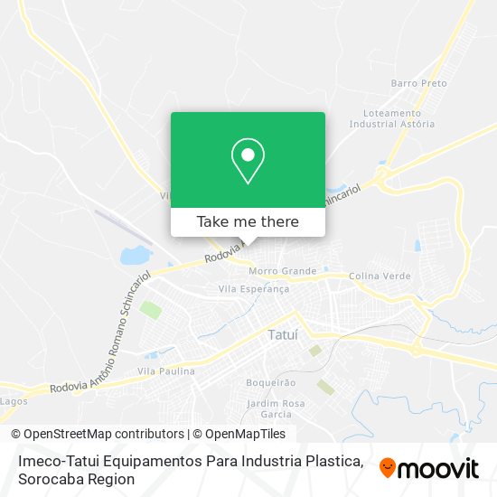 Imeco-Tatui Equipamentos Para Industria Plastica map