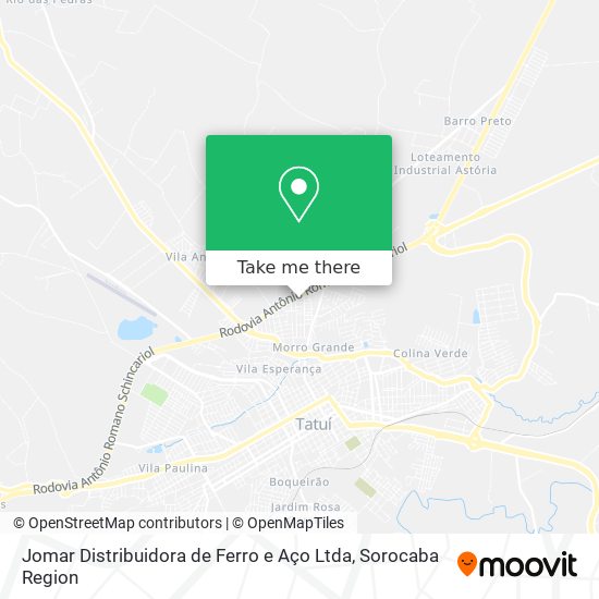 Jomar Distribuidora de Ferro e Aço Ltda map