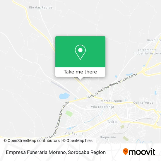 Empresa Funerária Moreno map