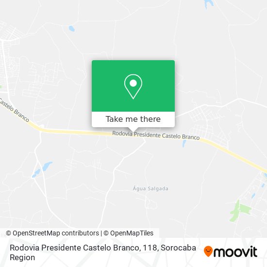 Rodovia Presidente Castelo Branco, 118 map