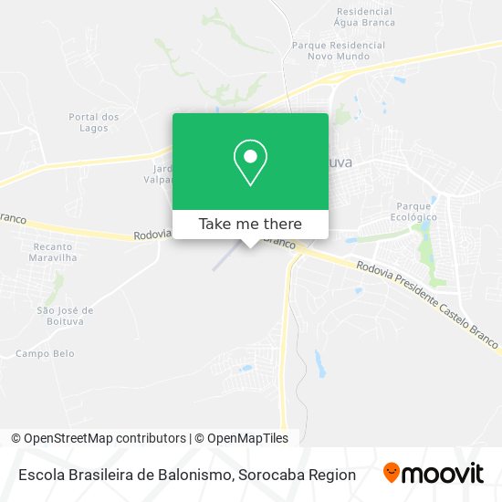 Escola Brasileira de Balonismo map