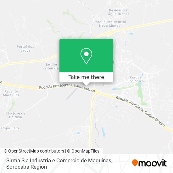 Sirma S a Industria e Comercio de Maquinas map