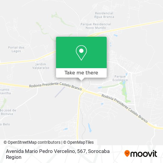 Avenida Mario Pedro Vercelino, 567 map