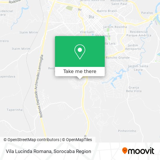 Vila Lucinda Romana map