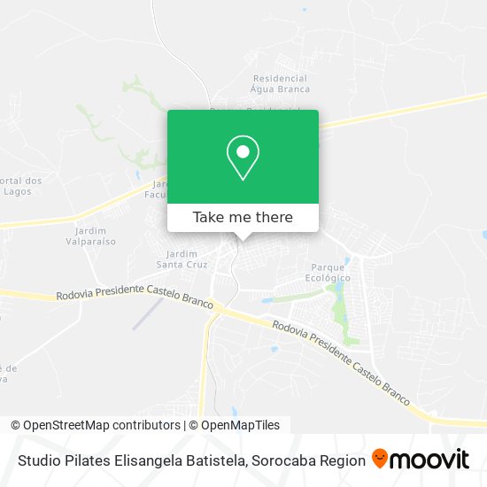 Studio Pilates Elisangela Batistela map