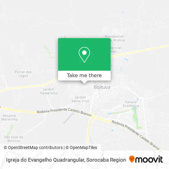 Igreja do Evangelho Quadrangular map