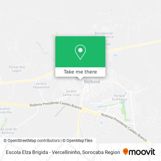Escola Elza Brígida - Vercellininho map