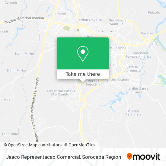 Jaaco Representacao Comercial map