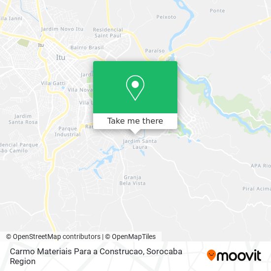 Carmo Materiais Para a Construcao map