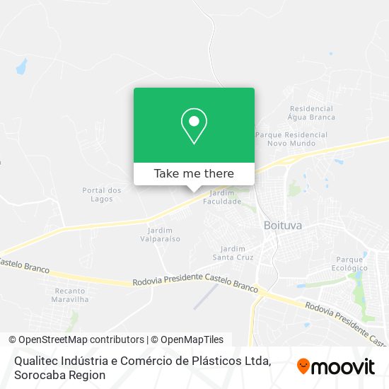 Qualitec Indústria e Comércio de Plásticos Ltda map