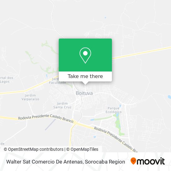 Walter Sat Comercio De Antenas map