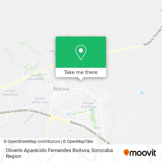 Mapa Oliverio Aparecido Fernandes Boituva