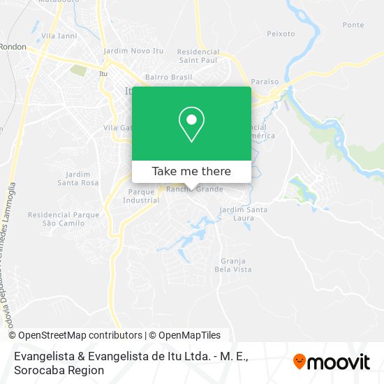 Evangelista & Evangelista de Itu Ltda. - M. E. map