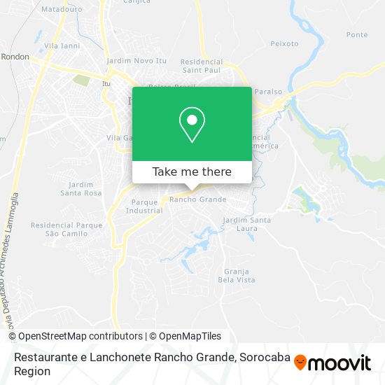 Restaurante e Lanchonete Rancho Grande map